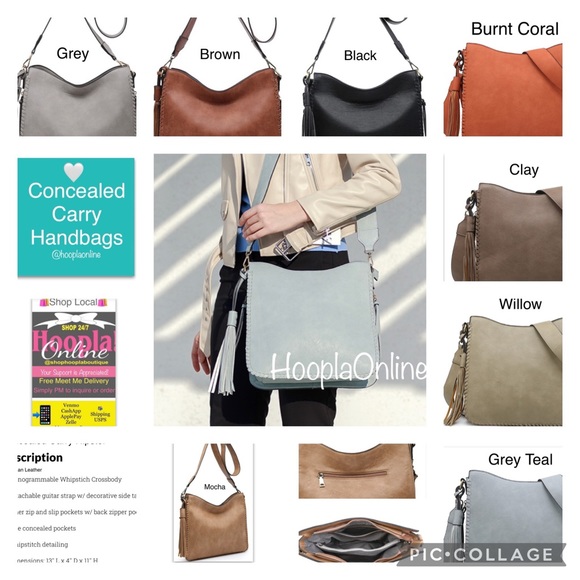 Concealed Carry Hipster Handbag plus bonus strap! - Picture 6 of 11